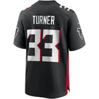 Choea A.Falcons #33 Michael Turner Black Game Retired Player Jersey