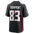 Choea A.Falcons #83 Deven Thompkins Black Team Game Jersey
