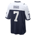Choea D.Cowboys #7 Trevon Diggs Navy Alternate Game Team Jersey