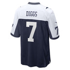 Choea D.Cowboys #7 Trevon Diggs Navy Alternate Game Team Jersey