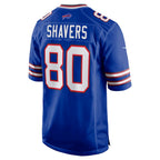 Choea B.Bills #80 Tyrell Shavers Royal Team Game Jersey