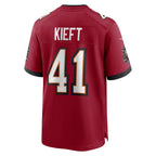 Choea TB.Buccaneers #41 Ko Kieft Red Game Player Jersey