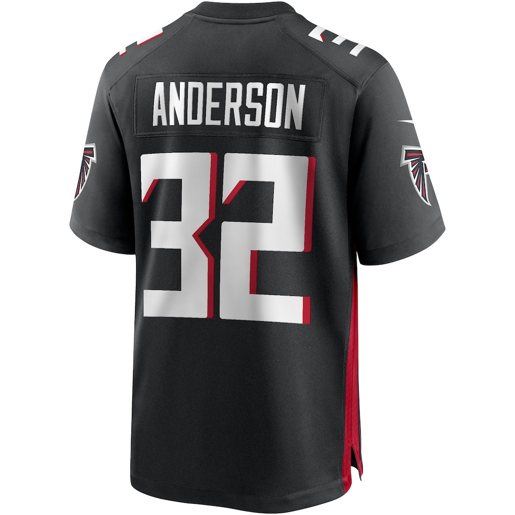 Choea A.Falcons #32 Jamal Anderson Black Game Retired Player Jersey