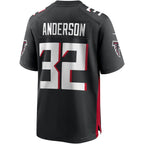 Choea A.Falcons #32 Jamal Anderson Black Game Retired Player Jersey