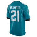 Choea J.Jaguars #21 Christian Braswell Teal Team Game Jersey