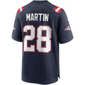 Choea NE.Patriots #28 Curtis Martin Navy Game Retired Player Jersey