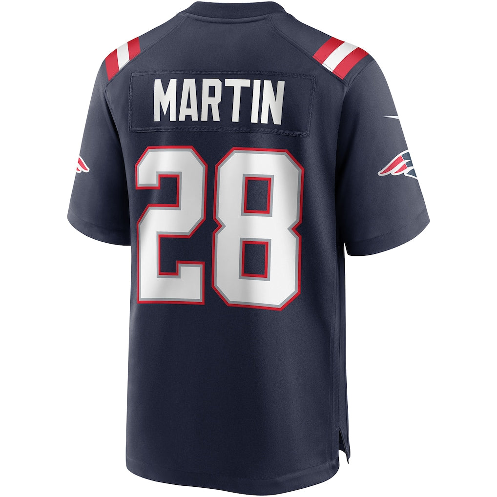 Choea NE.Patriots #28 Curtis Martin Navy Game Retired Player Jersey