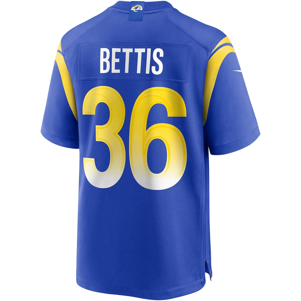 Choea LA.Rams #36 Jerome Bettis Royal Game Retired Player Jersey