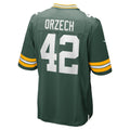 Choea GB.Packers #42 Matt Orzech Green Game Jersey