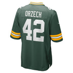 Choea GB.Packers #42 Matt Orzech Green Game Jersey
