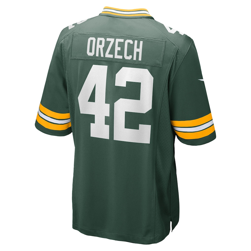 Choea GB.Packers #42 Matt Orzech Green Game Jersey