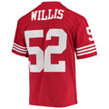 Choea SF.49ers #52 Patrick Willis Mitchell & Ness Scarlet Legacy Replica Jersey