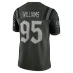 Choea NY.Jets #95 Quinnen Williams Gotham Green 2025 Rivalries Collection Limited Jersey