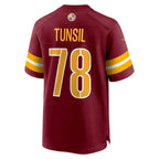 Choea W.Commanders #78 Laremy Tunsil Burgundy Team Game Jersey