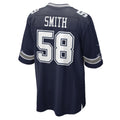 Choea D.Cowboys #58 Mazi Smith Navy Game Jersey