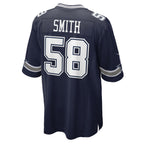Choea D.Cowboys #58 Mazi Smith Navy Game Jersey