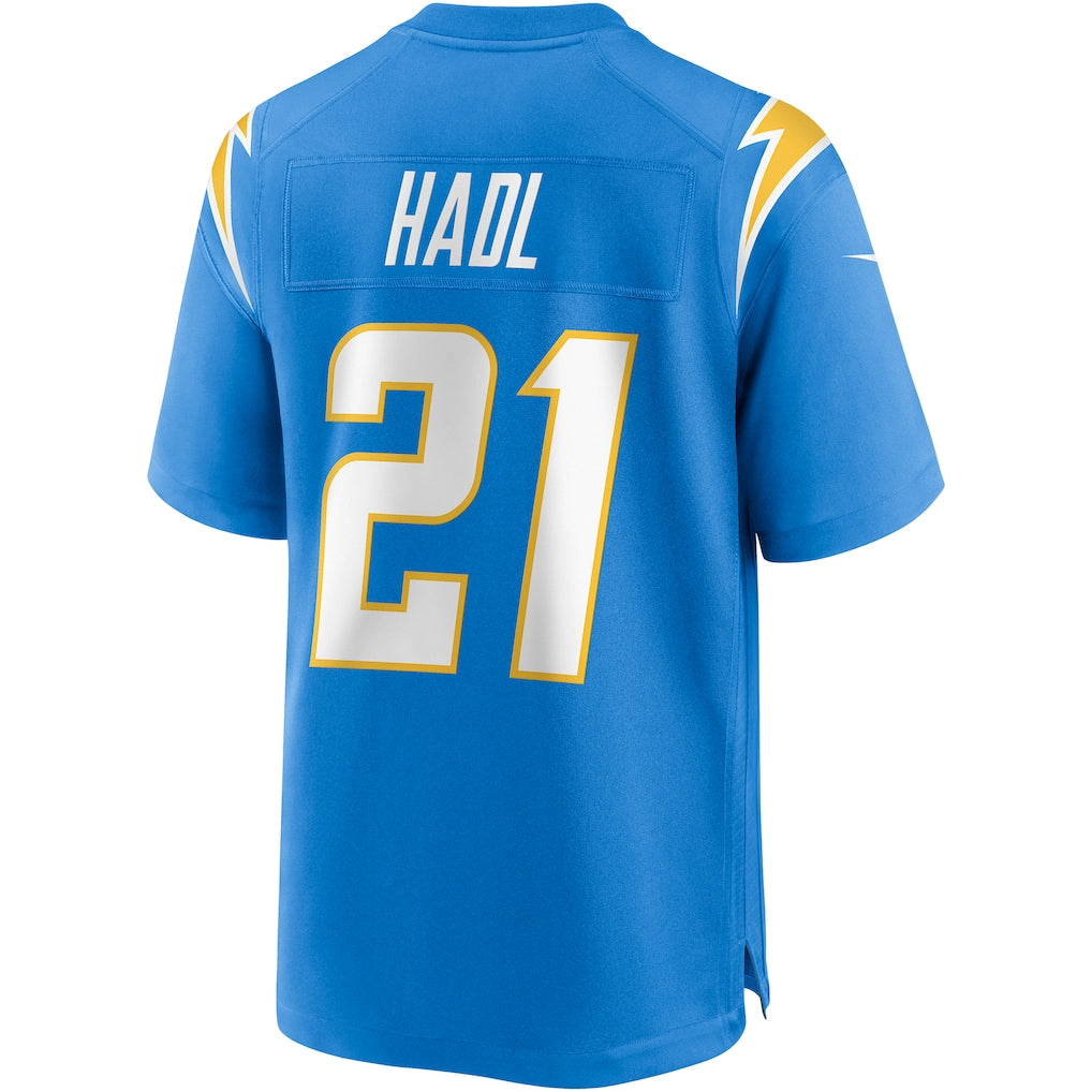 Choea LA.Chargers #21 John Hadl Powder Blue Game Retired Player Jersey