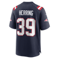 Choea NE.Patriots #39 Tyron Herring Navy Game Retired Player Jersey