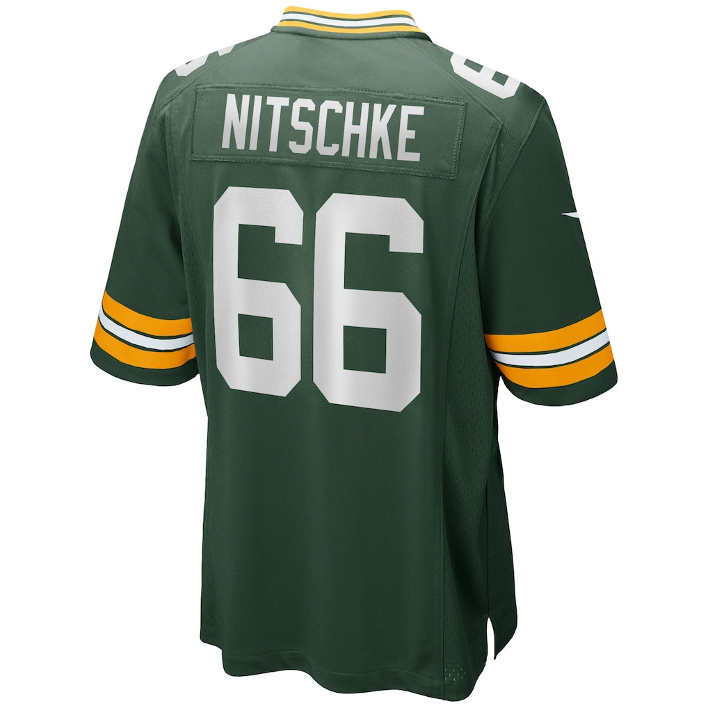 Choea GB.Packers #66 Ray Nitschke Green Game Retired Player Jersey