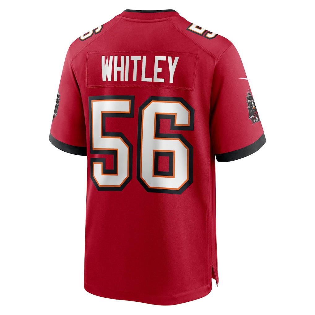 Choea TB.Buccaneers #56 Benton Whitley Red Team Game Jersey