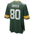 Choea GB.Packers #80 Donald Driver Green Game Retired Player Jersey