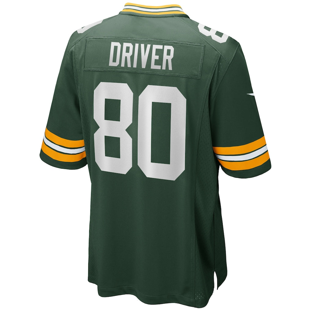 Choea GB.Packers #80 Donald Driver Green Game Retired Player Jersey