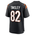Choea C.Bengals #82 Mitchell Tinsley Black Team Game Jersey