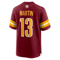 Choea W.Commanders #13 Tay Martin Burgundy Team Game Jersey