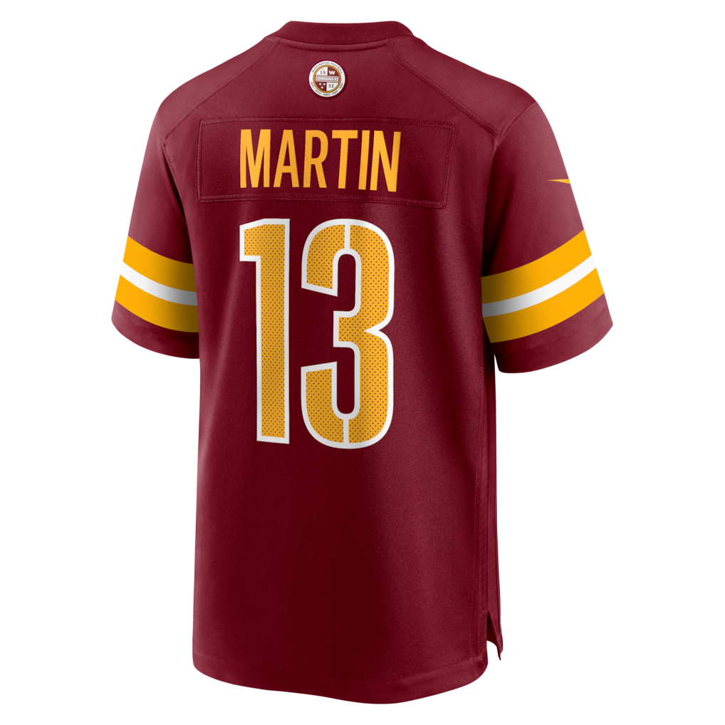 Choea W.Commanders #13 Tay Martin Burgundy Team Game Jersey