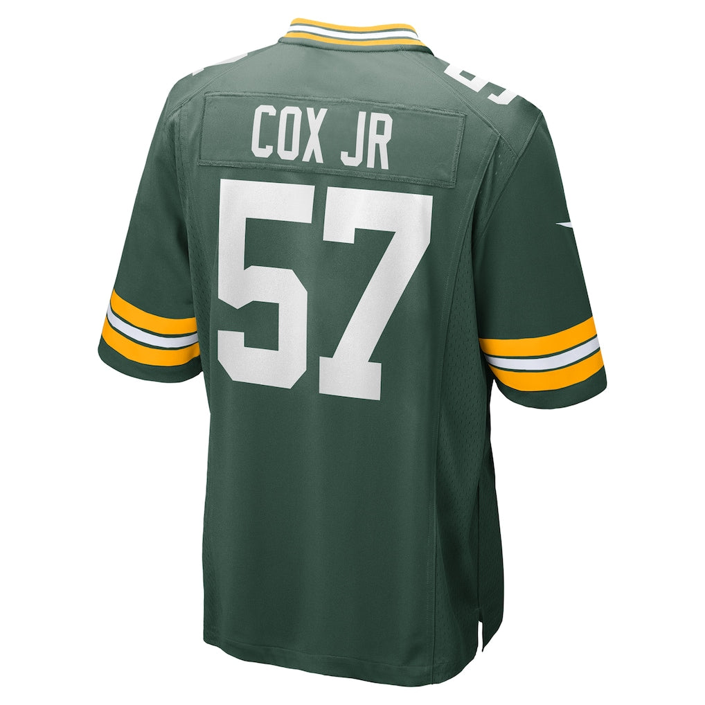 Choea GB.Packers #57 Brenton Cox Jr. Green Game Jersey