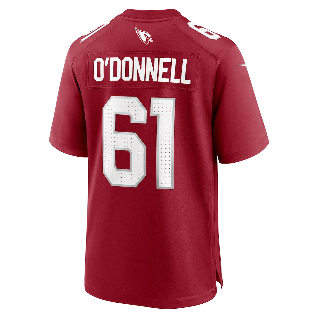 Choea A.Cardinals #61 Carter O'Donnell Cardinal Team Game Jersey