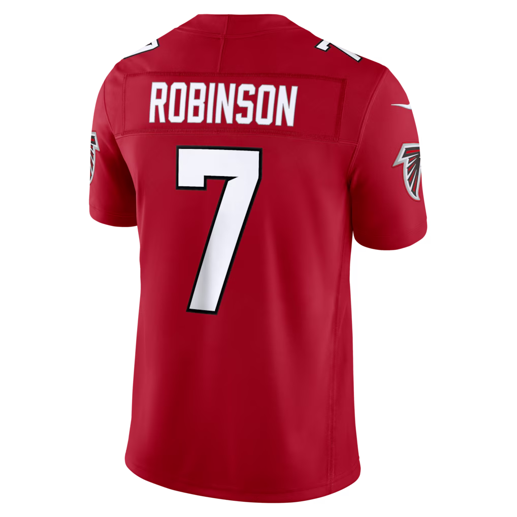 Choea A.Falcons #7 Bijan Robinson Red Vapor F.U.S.E. Limited Stitched Jerseys