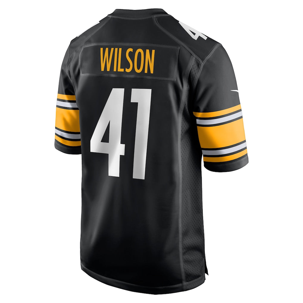 Choea P.Steelers #41 Payton Wilson Black Game Jersey