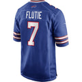 Choea B.Bills #7 Doug Flutie Royal Game Retired Player Jersey