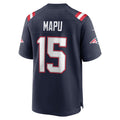 Choea NE.Patriots #15 Marte Mapu Navy Game Retired Player Jersey