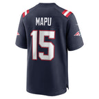 Choea NE.Patriots #15 Marte Mapu Navy Game Retired Player Jersey