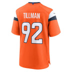Choea D.Broncos #92 Dondrea Tillman Orange Team Game Jersey