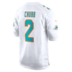 Choea M.Dolphins #2 Bradley Chubb White Game Player Jersey