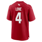 Choea A.Cardinals #4 Jeremiyah Love Red Game Player Stitched Jerseys