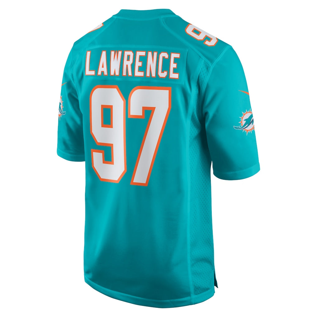 Choea M.Dolphins #97 Rashard Lawrence Aqua Team Game Jersey