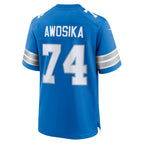 Choea D.Lions #74 Kayode Awosika Blue Team Game Jersey