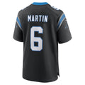 Choea C.Panthers #6 Sam Martin Black Team Game Jersey