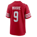 Choea SF.49ers #9 Skyy Moore Scarlet Team Game Jersey