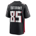 Choea A.Falcons #85 Teagan Quitoriano Black Team Game Jersey