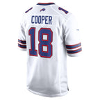 Choea B.Bills #18 Amari Cooper White Game Jersey