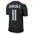 Choea NY.Jets #11 Jermaine Johnson II Black Alternate Game Jersey