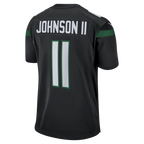 Choea NY.Jets #11 Jermaine Johnson II Black Alternate Game Jersey