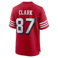 Choea SF.49ers #87 Dwight Clark Scarlet Retired Player Alternate Game Jersey