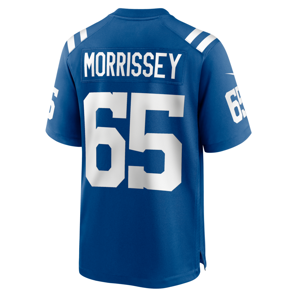 Choea IN.Colts #65 Jimmy Morrissey Royal Team Game Jersey
