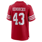 Choea SF.49ers #43 Eric Kendricks Scarlet Team Game Jersey